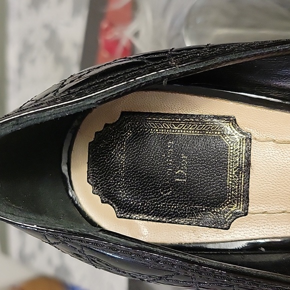 Christian Dior Cannage Patent Leather Peep Toe with heels - Picture 4 of 17